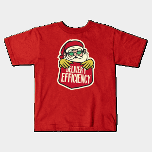 Santa’s delivery efficiency Kids T-Shirt